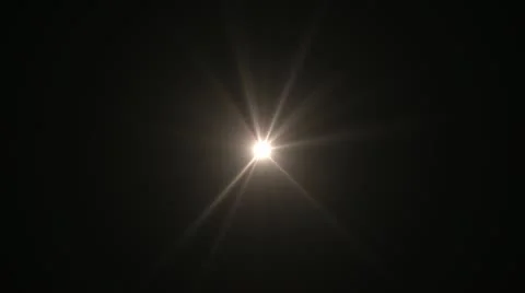 Star flare rotate for opening Stock Footage 10790730