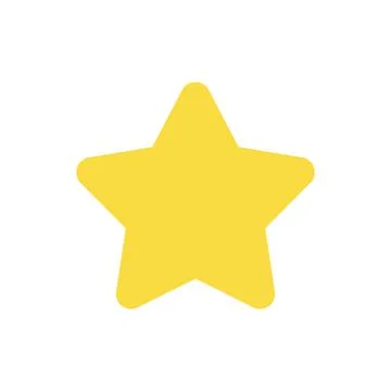 Star flat color ui icon Illustrazione stock