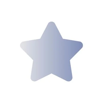 Star flat gradient color ui icon Stockillustratie