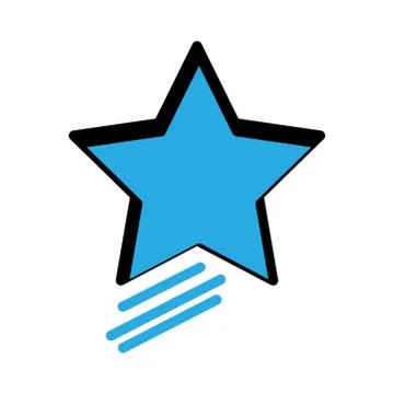Star flat icon. simple design editable. design vector illustration Stock-Illustration