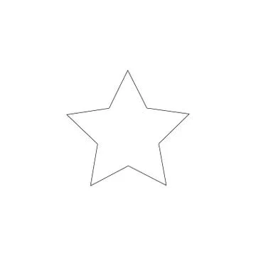 Star. flat vector icon Stock Illustration