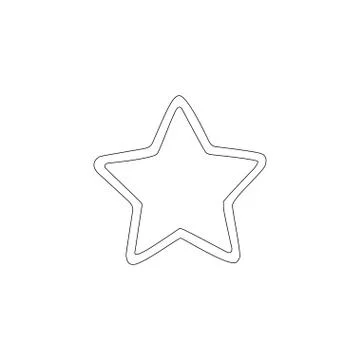 Star. flat vector icon Stock Illustration