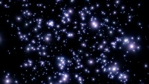 Star Flickering Spin On Galaxy Motion Background Stock Footage 98050242