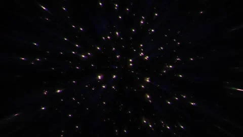 Star flight hyperspace flight Stock Footage 279588191