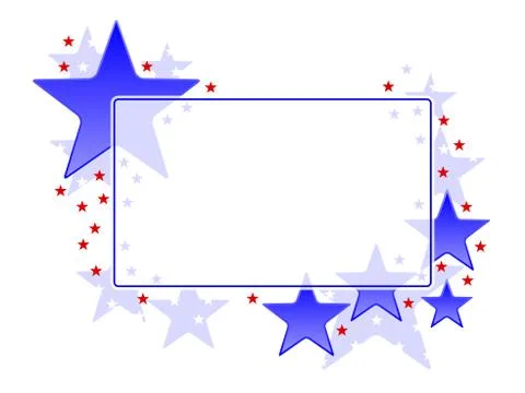 Star frame Stock Illustration