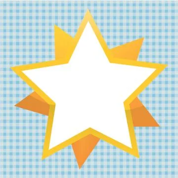 Star Frame Stock Illustration