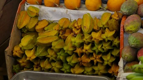 Star fruit Stock Footage 103031890