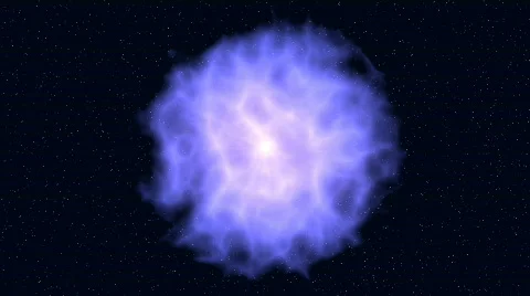 Star in the gas cloud Stock Footage 667961