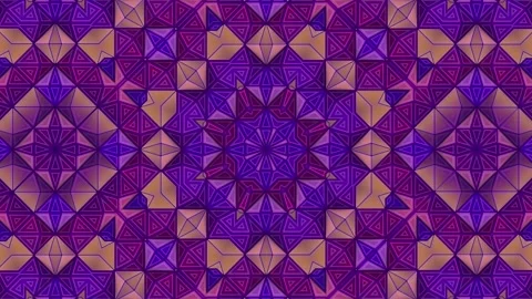 Star-like geometric pattern of intersecting shapes. 3d rendering loop animation Stock Footage 279447812