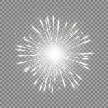 Star glow grey Stock Illustration