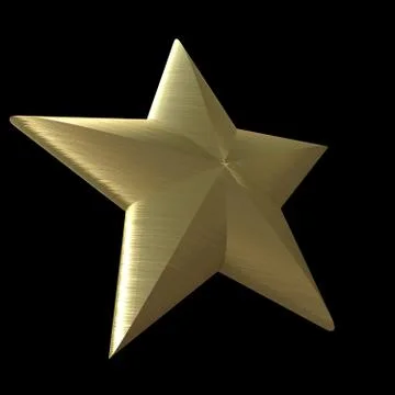 Star of gold Stock Illustration