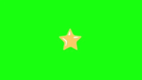 A star on a green screen Stock Footage 288856026