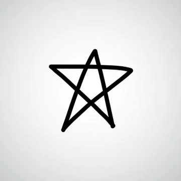 Star  hand drawn Stock Illustration