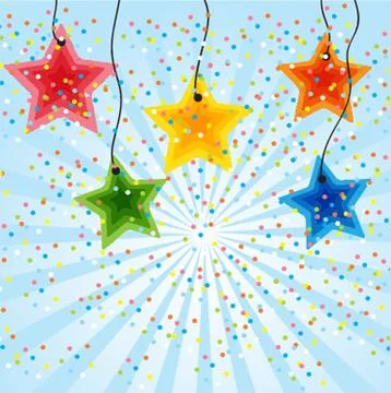 Star holiday background Stock-Illustration