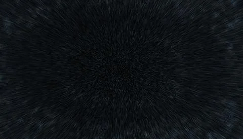 Star hyper speed in deep space Stock Illustration