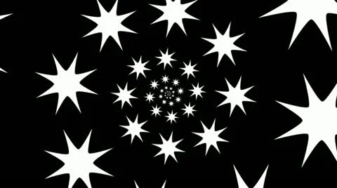 Star hypnotize Stock Footage 18007718