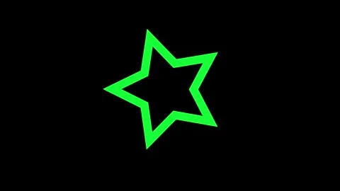 Star icon animated video Stock Footage 294698142