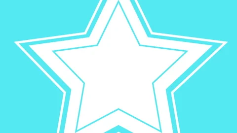 Star icon in blue abstract background. Stock Footage 271612082