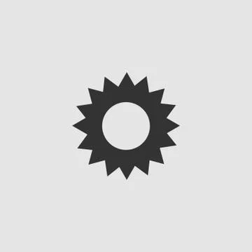 Star icon flat Stock Illustration