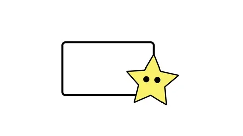 Star icon Stock Footage 293211388