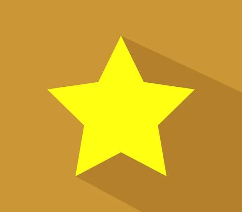 Star icon illustrated in vector on white background Stock Illustration