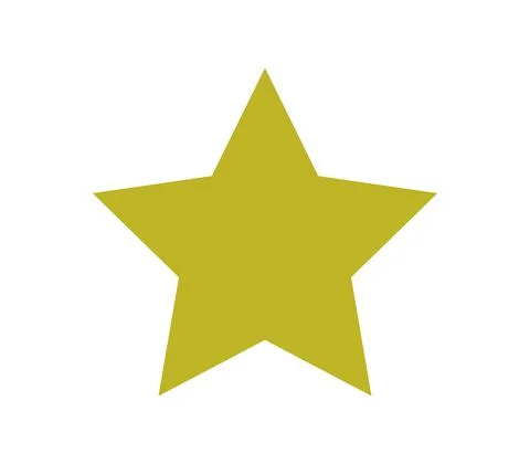 Star icon illustrated in vector on white background Stock Illustration
