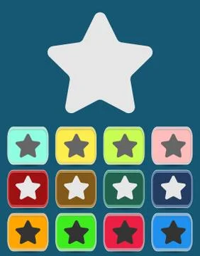 Star icon Stock Illustration