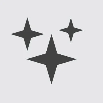 Star icon illustration isolated vector sign symbol Stock Illustration