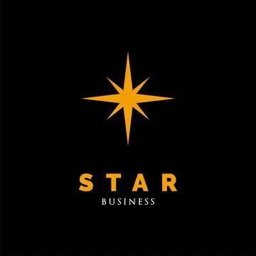 Star Icon Logo Design Template 스톡 일러스트