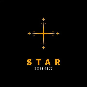 Star Icon Logo Design Template 스톡 일러스트