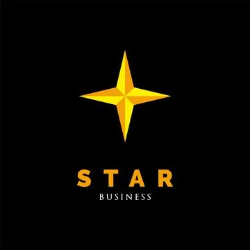 Star Icon Logo Design Template 스톡 일러스트