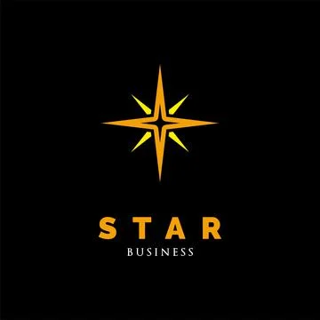 Star Icon Logo Design Template 스톡 일러스트