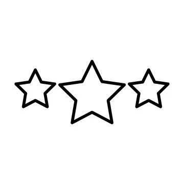 Star icon. simple flat vector illustration eps10 isolated on white background Stock Illustration