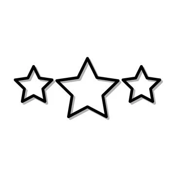 Star icon. simple flat vector illustration eps10 isolated on white background Stock Illustration