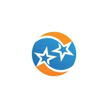 Star icon Template Stock Illustration