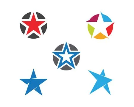 Star icon Template Stock Illustration
