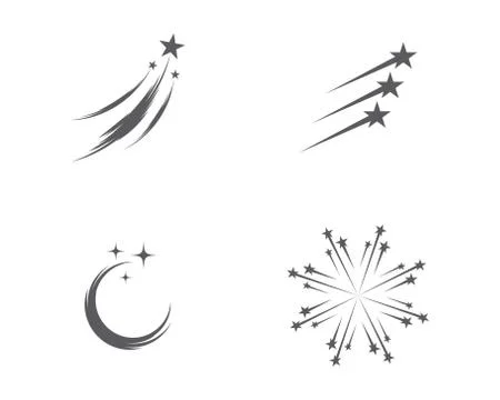 Star icon Template Stock Illustration