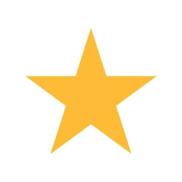 Star icon vector. Classic rank isolated. Trendy flat favorite design. Star we Stock Illustration