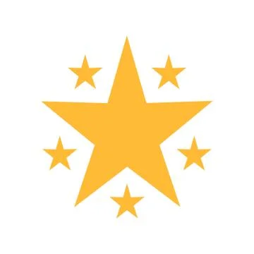Star icon vector. Classic rank isolated. Trendy flat favorite design. Star we Stock Illustration