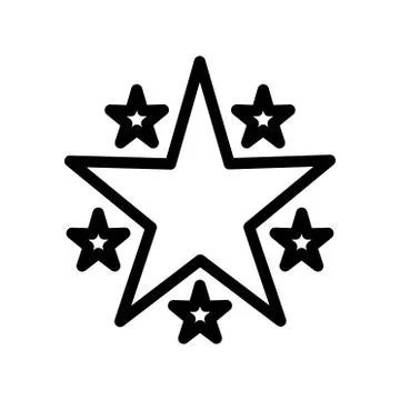 Star icon vector. Classic rank isolated. Trendy flat favorite design. Star we Stock Illustration