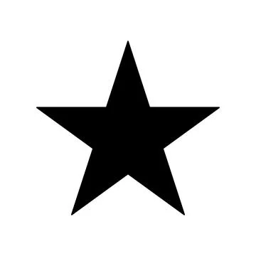 Star icon vector Stock Illustration