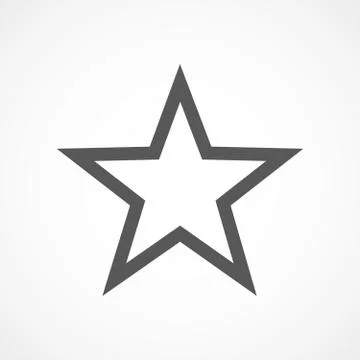 Star icon. Vector illustration. Stock Illustration
