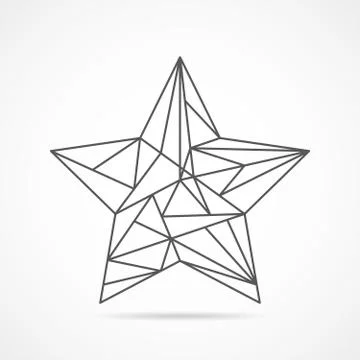 Star icon. Vector illustration. Stock Illustration
