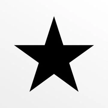 Star icon. Vector illustration. Illustrazione stock