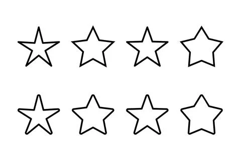 Star Icon vector illustration. rating sign and symbol. favourite star icon Stock Illustration
