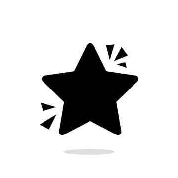 Star icon. Vector on isolated white background. EPS 10 Stock Illustration