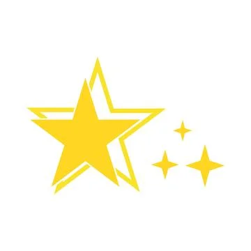 Star icon vector isolated on white background for your web and mobile app design Stock Illustration
