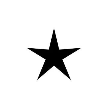 Star Icon vector. rating icon vector. favourite star icon Illustrazione stock