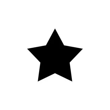 Star Icon vector. rating icon vector. favourite star icon Illustrazione stock