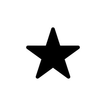 Star Icon vector. rating icon vector. favourite star icon Stock-Illustration